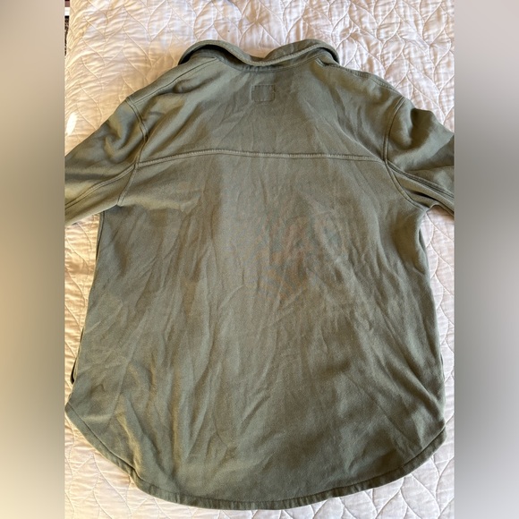 ABERCROMBIE SISTER STUDIO SHIRT JACKET SOFT A&F SIZE XL OLIVE GREEN 💚💚💚 - Picture 5 of 5